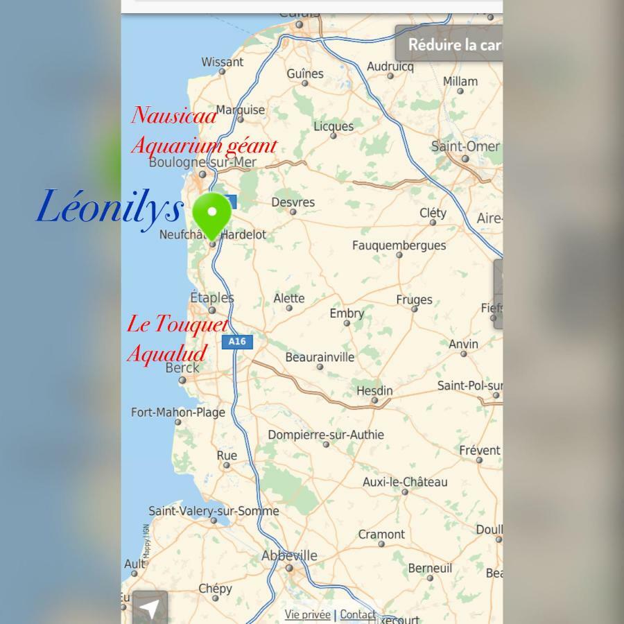 Leonilys Lejlighed Neufchâtel-Hardelot Eksteriør billede